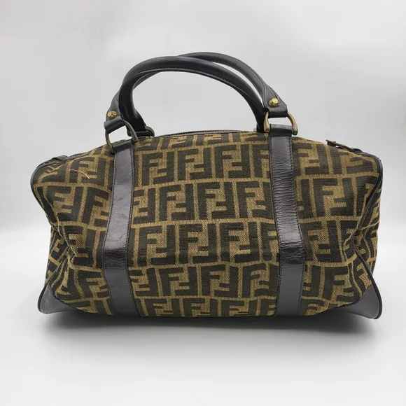FENDI Zucca FF Canvas Boston 35 Bag..authentic.. - Picture 3 of 15